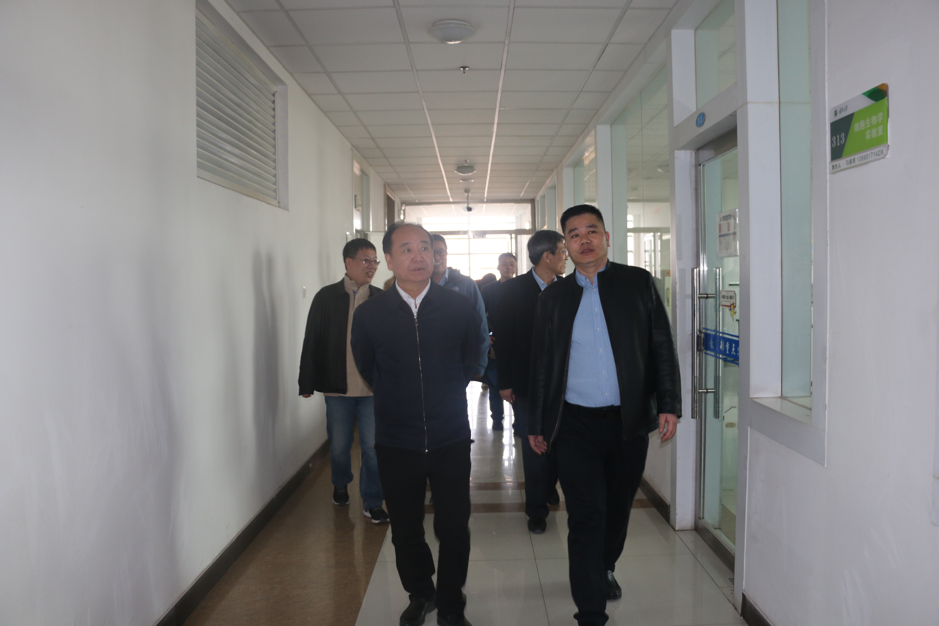 西北农林科技大学陈玉林副校长一行莅临生命科学学院